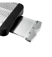 Bistecchiera elettrica BURGERONE 34 - con piastre removibili - 44.1 x 18.9 x 38 cm - 1800 W - nero - Melchioni family