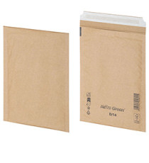 Busta imbottita AirPro Green - 20 x 26,5 cm - carta - avana - Bong Packaging - conf. 100 pezzi
