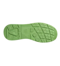 Calzatura bassa da lavoro Ecofitz S1P LOW - numero 39 - maglia riciclata - nero/verde - Safety Jogger