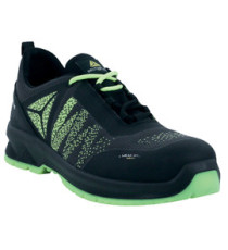 Calzatura di sicurezza MARATONA S1PS SR - numero 41 - maglia/poliuretano - nero/giallo - Deltaplus