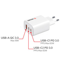 Caricabatterie - da parete - GaN Essentials - Verbatim