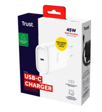 Caricatore - 45W - GaN USB-C - Bianco - MAXO -Trust