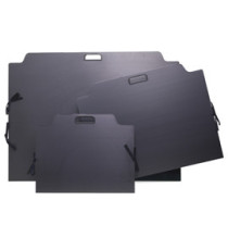 Cartella portadisegni - con maniglia - 50 x 70 cm - nero - Colorosa