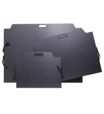 Cartella portadisegni - con maniglia - 50 x 70 cm - nero - Colorosa