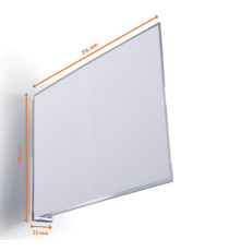 Cartello da corsia a bandiera - magnetico - A5 orizzontale - PET - Durable - conf. 10 pezzi