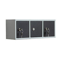 Casellario componibile Annabox - 3 porte - grigio/antracite - Metalpus