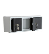 Casellario componibile Annabox - 3 porte - grigio/antracite - Metalpus