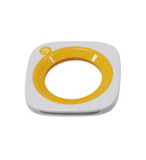 Cestino gettacarte Wastee - per raccolta differenziata - 60 L - Giallo - Kobra