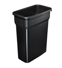 Cestino SELECTO raccolta differenziata - TUV - 29 x 49 x 61 cm - 55 L - nero - Rotho