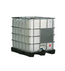 Cisternetta per lo stoccaggio - 100 x 120 x 116,5 cm - acciaio/HDPE - Carvel