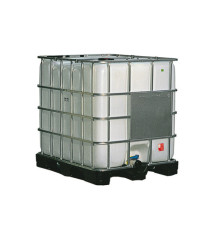 Cisternetta per lo stoccaggio - 100 x 120 x 116,5 cm - acciaio/HDPE - Carvel