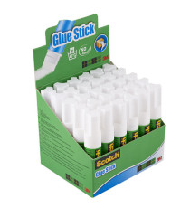 Colla stick - permanente - 8 gr - Scotch - Espositore 30 pezzi