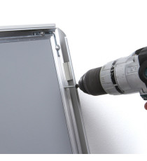 Cornice a scatto - angoli smussato - A4 - profilo 2,5 cm - Showdown