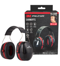 Cuffia protettiva Peltor Optime III - SNR 35 dB - nero/rosso - 3M