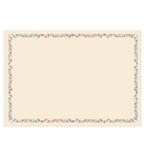 Diplomi - stampa offset fiori - A3 - 120 gr - avorio - Sadoch - conf. 10 pezzi