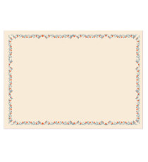 Diplomi - stampa offset fiori - A4 - 120 gr - avorio - Sadoch - conf. 10 pezzi