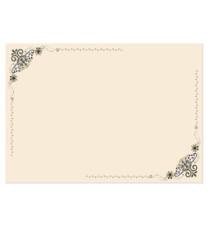 Diplomi - stampa offset volute - A4 - 120 gr - avorio - Sadoch - conf. 10 pezzi