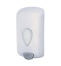 Dispenser sapone Stileco - liquido/gel - 9,5 x 13 x 26 cm - 1 L - ABS - bianco - Medial International