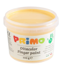 Ditacolor colori a dita - 100ml  - c/pennello - valigetta 6 colori pastello - Primo