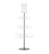 Espositore da terra a piramide - 50 x 50 x 156cm - Tecnostyl