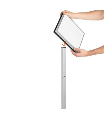 Espositore Info Stand Outdoor - da pavimento - A4 - Durable