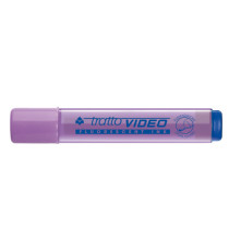 Evidenziatore Tratto Video  - punta a scalpello - tratto da 1,0mm-5,0mm - viola - Tratto