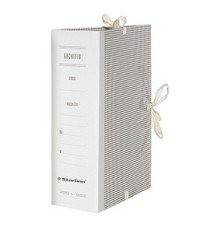 Faldone - lacci incollati - tela - 35 x 25 cm - dorso 18 cm - Starline