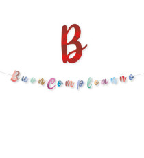 Festone Buon compleanno - in cartoncino - Big Party