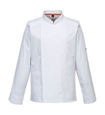 Giacca cuoco MeshAir Pro - maniche lunghe - taglia M - bianco - Portwest