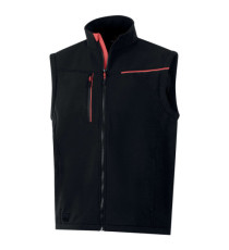 Giacca Softshell 2 in 1 Soccia - taglia XXL - nero/rosso - Deltaplus