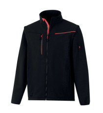 Giacca Softshell 2 in 1 Soccia - taglia XXL - nero/rosso - Deltaplus