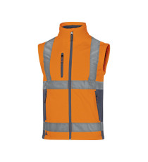 Giacca Softshell Moonlight 2 alta visibilità - poliestere - taglia M - arancio fluo - Deltaplus