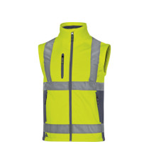 Giacca Softshell Moonlight 2 alta visibilità - poliestere - taglia XXL - giallo fluo - Deltaplus