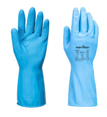 Guanti per alimenti protezione chimica B - L - lattice - leggeri - azzurro - Portwest - conf. 12 pezzi
