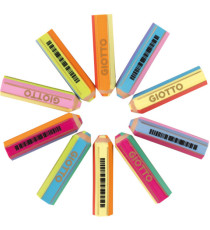 Happy Gomma - colori assortiti Happy4 - Giotto