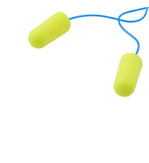 Inserti auricolari E-A-Rsoft Yellow Neons - con cordicella - SNR 34 dB - giallo fluo - 3M - conf. 200 pezzi