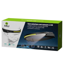 Lampada con fascia frontale - LED - doppia illuminazione