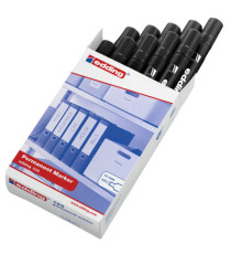 Marcatore permanente 103 - punta conica - da 1,5 a 3 mm - nero - Edding
