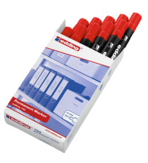 Marcatore permanente 103 - punta conica - da 1,5 a 3 mm - rosso - Edding