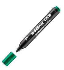 Marcatore permanente 103 - punta conica - da 1,5 a 3 mm - verde - Edding