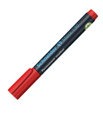 Marcatore permanente Maxx 130 - punta conica - Tratto 1,00-3,00mm - rosso - Schneider