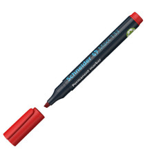 Marcatore permanente Maxx 133 - punta a scalpello -  tratto 1,00-4,00mm - rosso - Schneider