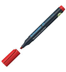 Marcatore permanente Maxx 133 - punta a scalpello -  tratto 1,00-4,00mm - rosso - Schneider