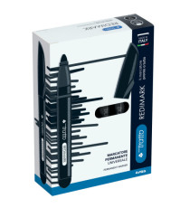 Marcatore permanente Redimark  - punta tonda - tratto 3,50mm - nero - Tratto