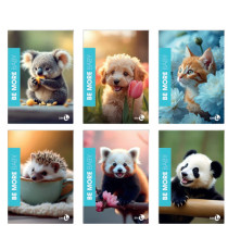 Maxiquaderno Be More Baby - A4 - 5mm - alta fogliazione - 48+2 fogli - 100 gr - BM