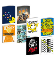 Maxiquaderno Teen Boy - A4 - 5mm - 20+1 fogli - 80 gr - Blasetti