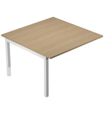 Modulo aggiuntivo per tavolo riunioni Agorà - 120 x 120 x 74,4 cm - rovere