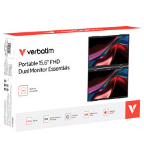 Monitor - portatile - 15.6- dual LIGHT - Verbatim