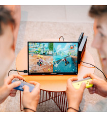 Monitor portatile - 13.3 - WUXGA Touch ALU con Wireless - Power bank incluso 5000mAh - Verbatim