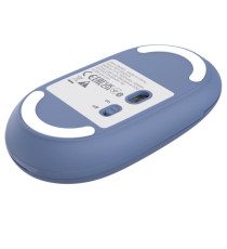 Mouse - ultrasottile - wireless - ricaricabile - Blu - Trust